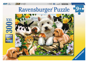 Ravensburger 300 Pieces Puzzle Happy Animal Buddies - 13160