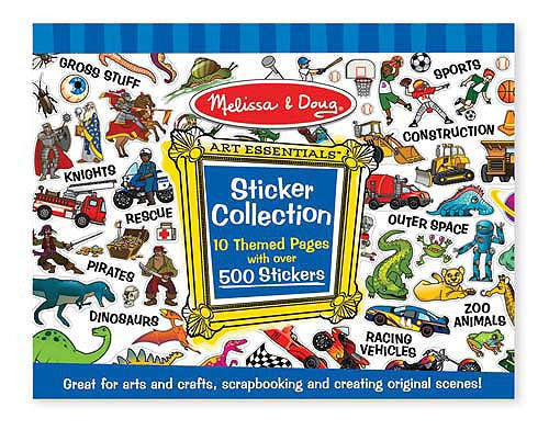 Melissa & Doug - 14246 | Sticker Collection: Blue (500 Stickers)