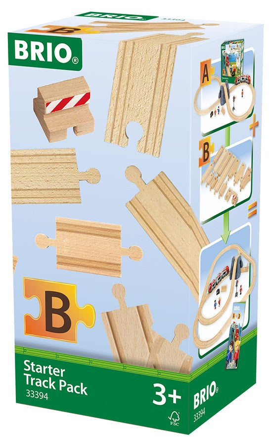 BRIO - 33394 | Starter Train Track Pack