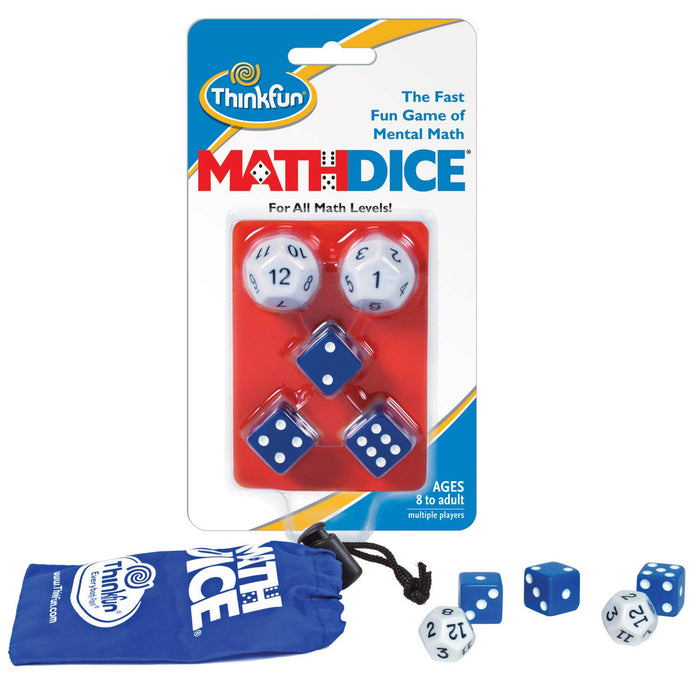 ThinkFun - 01510 | Math Dice: Mental Math Game 11 Pack
