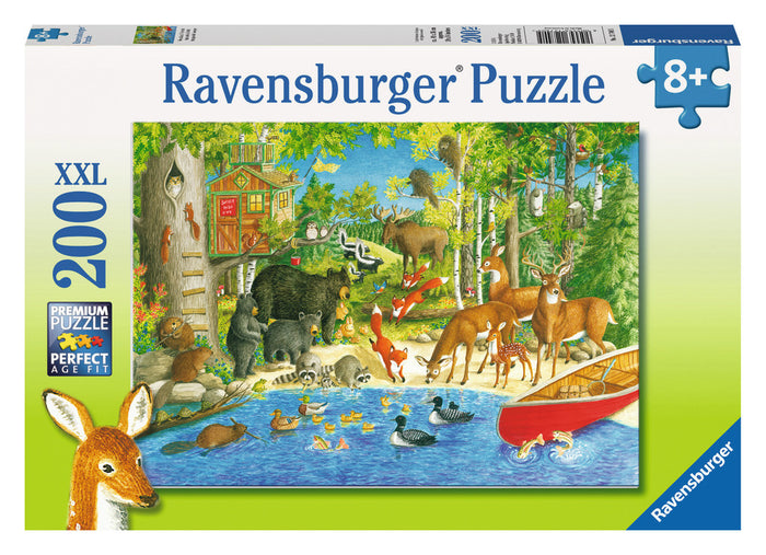 Ravensburger - 12740 | Woodland Friends - 200 PC Puzzle