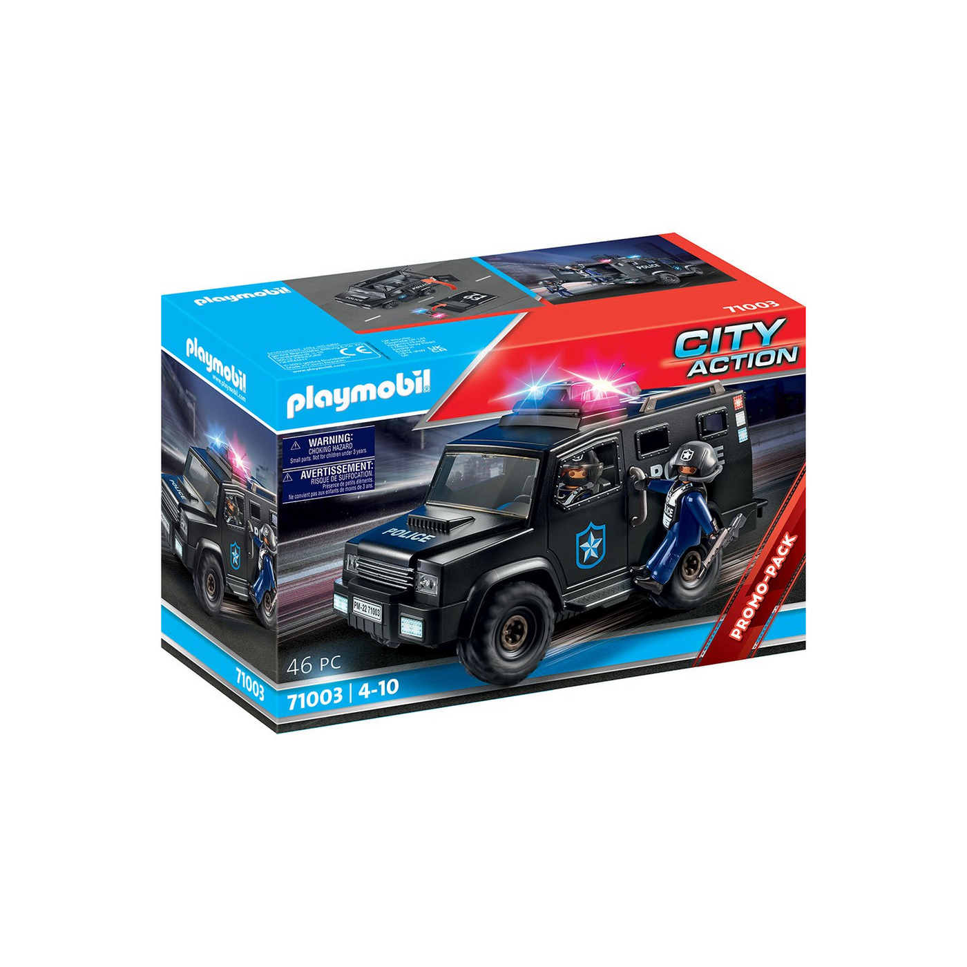 Playmobil 71003 City Action Tactical Unit Vehicle Castle Toys